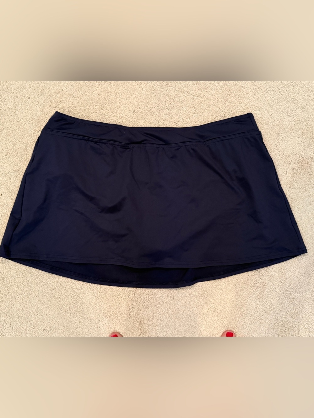 Lands' End Classic Navy Swim Skirt